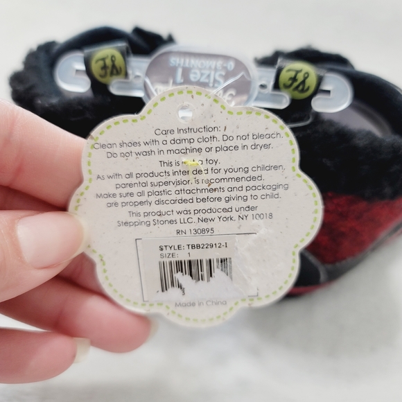 💕 NWT First Steps By Stepping Stones Baby Boots - Picture 4 of 15